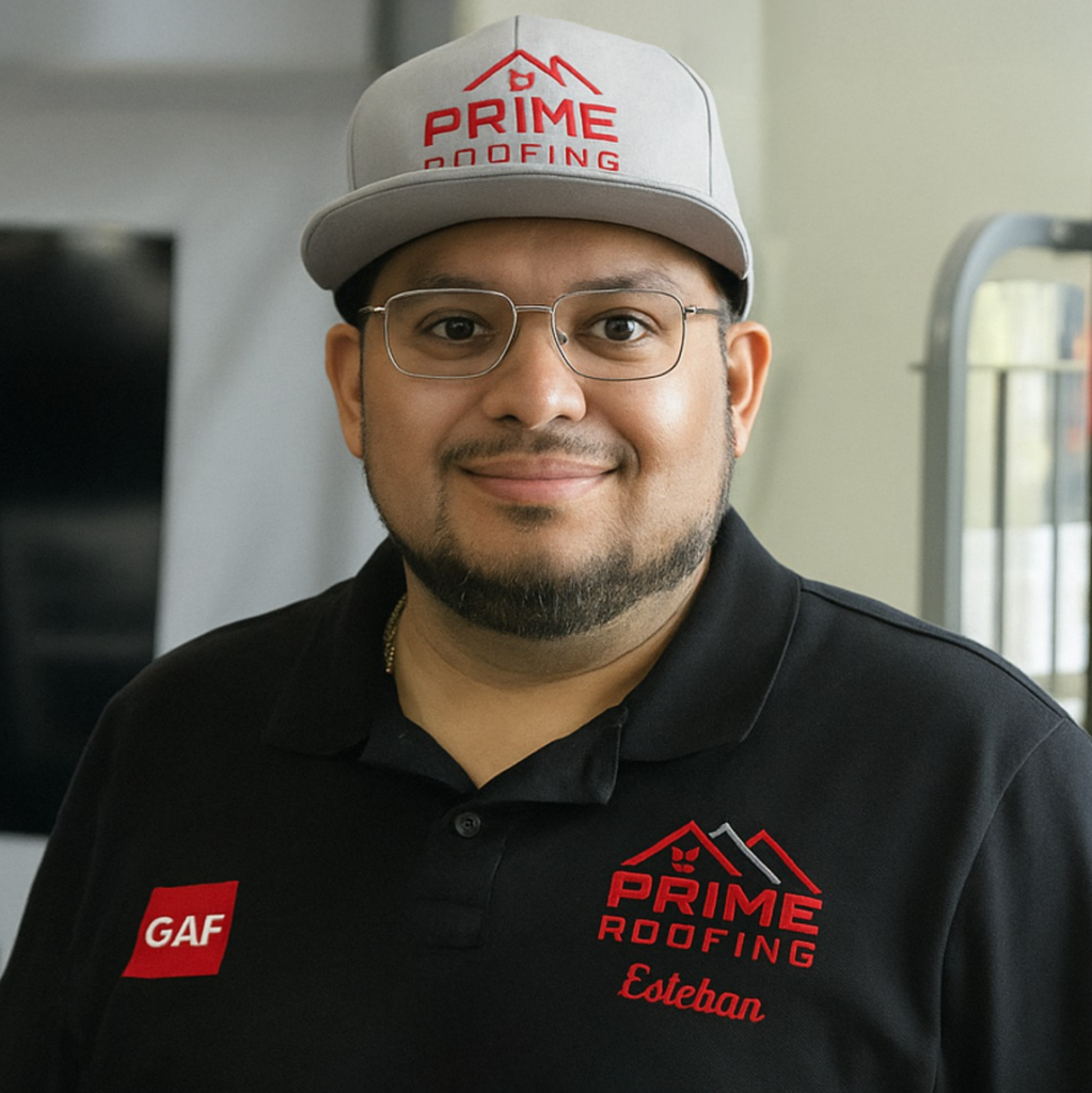 Portrait photo of Esteban owner of Prime Roofing